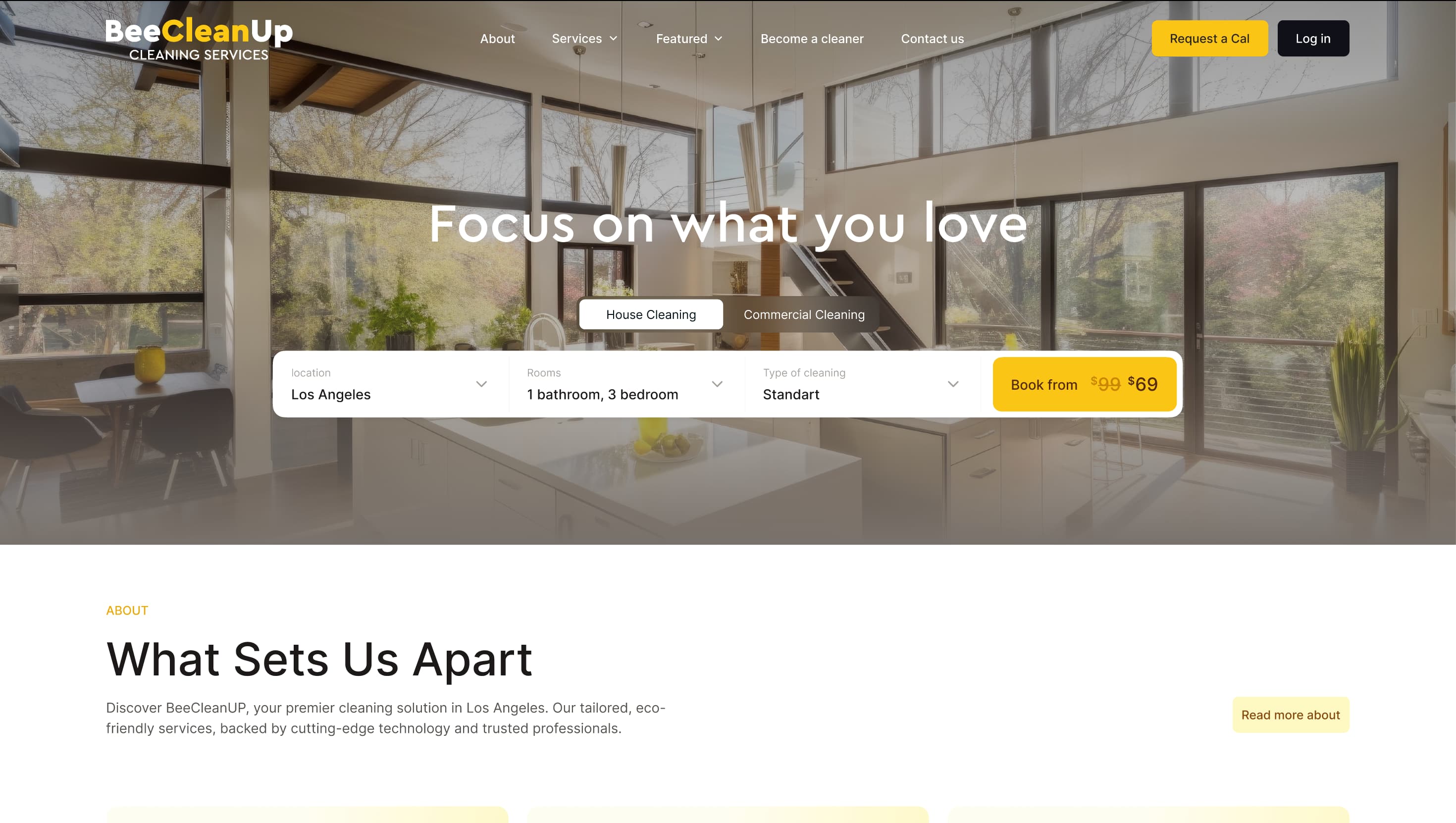 BeeCleanUp — Клининговая компания